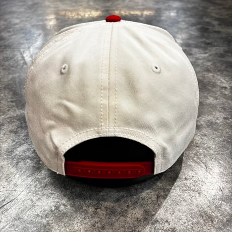AMERICAN NEEDLE CLUB CAPTAIN – COCA-COLA SOCIAL CLUB CAP / IVORY × RED　AN-37