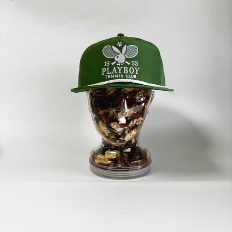 USA買付　Playboy Tennis Club 5 Panel Rope Cap Kelly Green US-83
