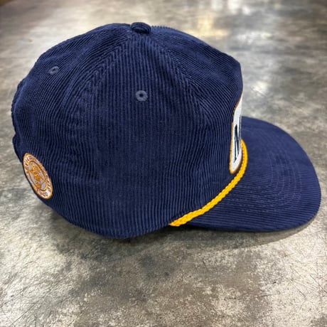 USA買付 MODELO CORDUROY ROPE GOLF SNAPBACK CAP NAVY　US-95
