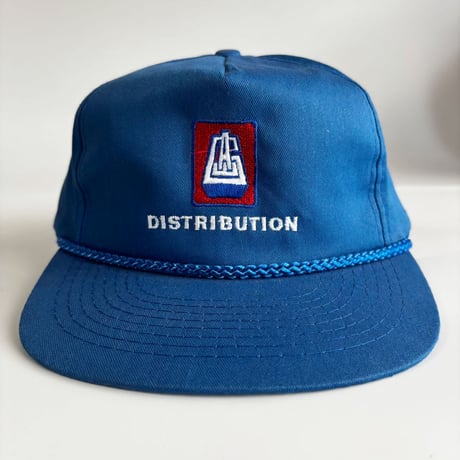 USA買付　VINTAGE DISTRIBUTION LOGO ROPE SNAPBACK CAP – BLUE　　GV-23