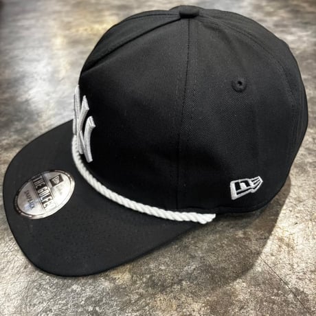 USA買付  NEW ERA THE GOLFER NEW YORK YANKEES SNAPBACK CAP / BLACK　NEWERA-110