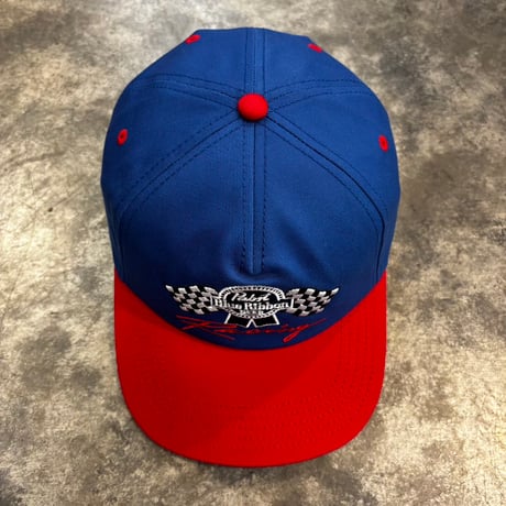 USA買付　AMERICAN NEEDLE × Pabst Blue Ribbon Racing Cap – Blue/Red　AN-28