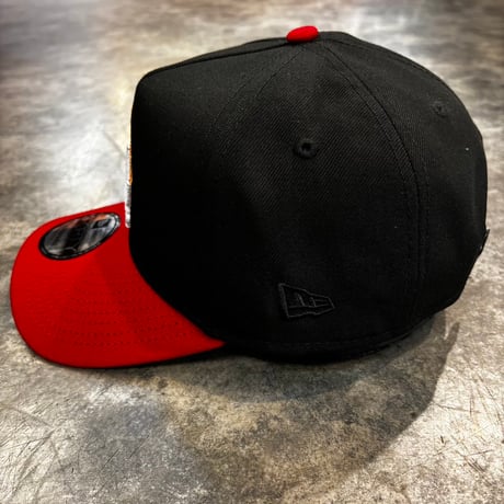 USA買付 SUGAR & SPICE LOS ANGELES DODGERS 100TH ANNIVERSARY PATCH FLAME – BLACK / RED　NEWERA-106