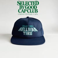 USA買付　VINTAGE KELLY TIRES × HELLMAN TIRE SNAPBACK CAP – NAVY　GV-16
