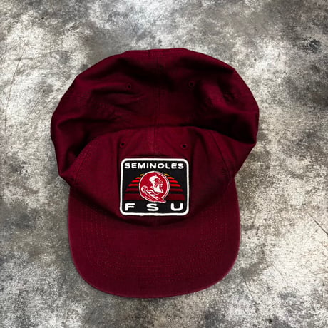 USA買付 ’47 FLORIDA STATE SEMINOLES FSU PATCH CAP BURGUNDY　US-103