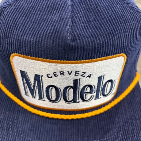 USA買付 MODELO CORDUROY ROPE GOLF SNAPBACK CAP NAVY　US-95