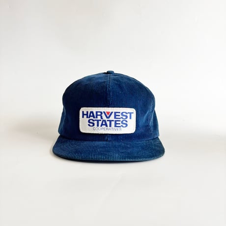HARVEST STATES COOPERATIVES CORDUROY SNAPBACK CAP / BLUE  GV-57