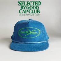 USA買付　VINTAGE KELLER SUPPLY COMPANY CORDUROY CAP – BLUE　　GV-25