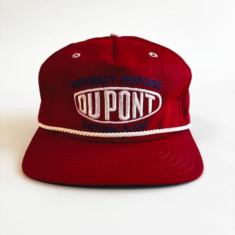 USA買付　VINTAGE DUPONT EMERGENCY RESPONSE VICTORIA PLANT CAP – RED　GV-29