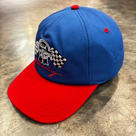 USA買付　AMERICAN NEEDLE × Pabst Blue Ribbon Racing Cap – Blue/Red　AN-28