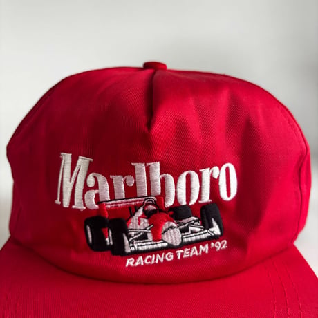 USA買付　【デッドストック／1992年モデル／オリジナルパッケージ付き】Marlboro Racing Team Vintage Cap｜USA PROMOTIONAL　GV-06