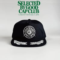 USA買付　【デッドストック】Masonic Square & Compasses Leaf Embroidery Cap｜Made in Philippines    GV-09