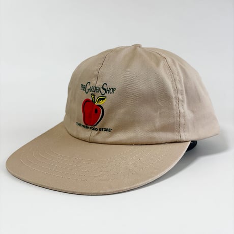 USA買付　THE GARDEN SHOP Apple Logo Vintage Cap｜MADE IN HONG KONG　GV-04