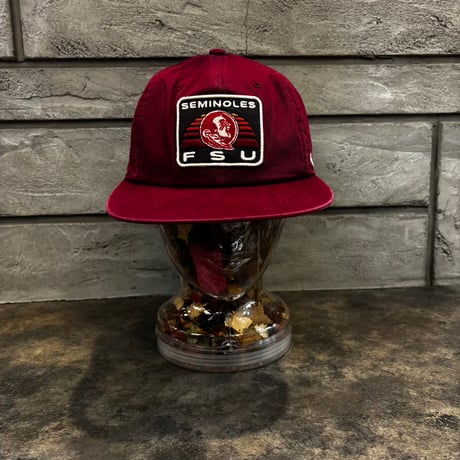 USA買付 ’47 FLORIDA STATE SEMINOLES FSU PATCH CAP BURGUNDY　US-103