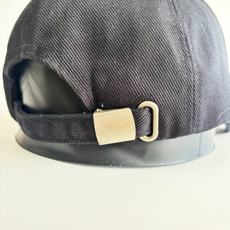 PORSCHE CREST COTTON ADJUSTABLE CAP / BLACK   GV-63