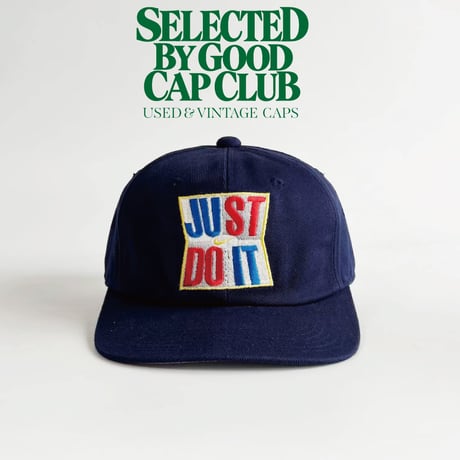 90's NIKE dead stock JUST DO IT LOGO NAVY  GV-33