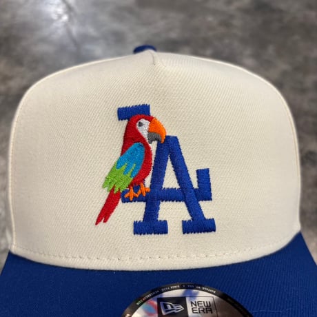 USA買付 Los Angeles Dodgers Bird Icon 40th Anniversary 9FORTY A-Frame – Ivory / Royal Blue NEWERA-103
