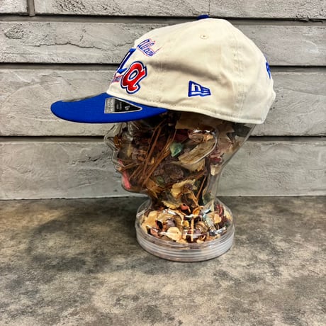 USA買付　NEW ERA 9FIFTY RETRO CROWN ATLANTA BRAVES MULTI LOGO 75TH  CREAM / ROYAL BLUE　NEWERA-116