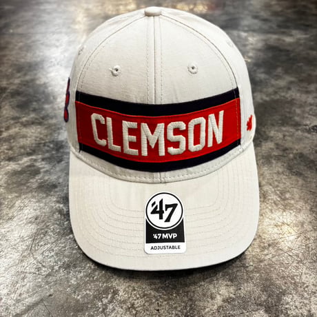 USA買付 CLEMSON TIGERS ’47 CROSSROAD MVP ADJUSTABLE CAP – CREAM　US-92