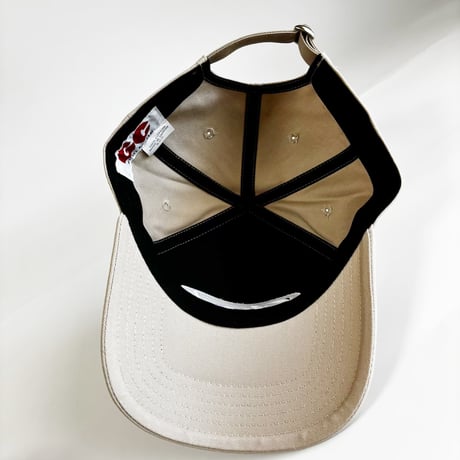 GC-GOOD 3D OVAL LOGO A-FRAME CAP  – BEIGE   M/L-L/XL SIZE GC-55