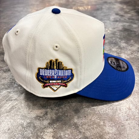 USA買付 Los Angeles Dodgers Bird Icon 40th Anniversary 9FORTY A-Frame – Ivory / Royal Blue NEWERA-103