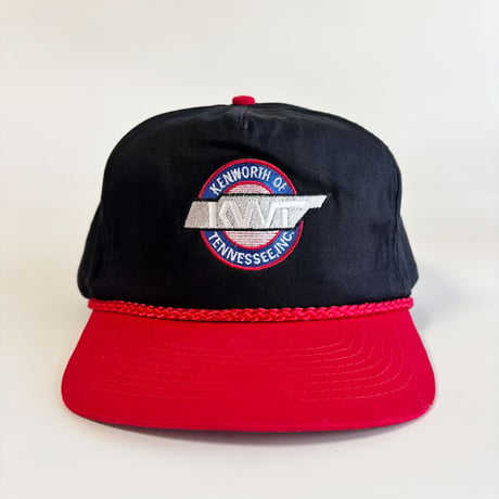 KENWORTH OF TENNESSEE KWT TWO-TONE ROPE SNAPBACK CAP / BLACK × RED　 GV-42