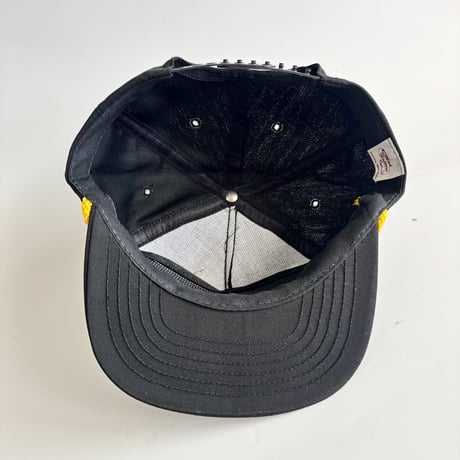 SHOJI TABUCHI THEATRE SOUVENIR ROPE CAP / BLACK × YELLOW　 GV-51