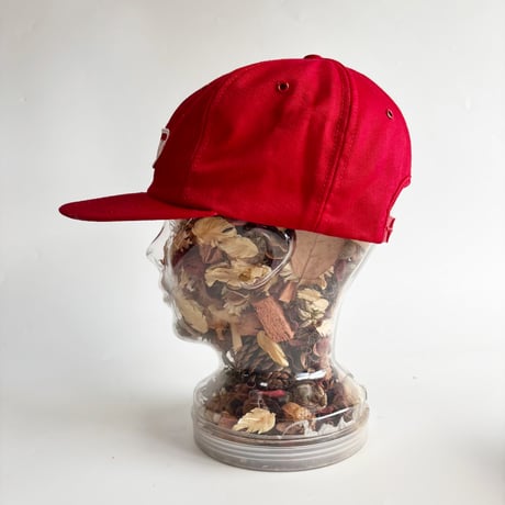 CONOCO CORPORATE LOGO PATCH SNAPBACK CAP / RED　 GV-52
