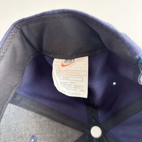 90's NIKE dead stock JUST DO IT LOGO NAVY  GV-33