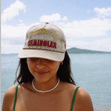 USA買付 NEW ERA FLORIDA STATE SEMINOLES “PROPERTY OF” THE GOLFER SNAPBACK CAP GRAY NEWERA-73