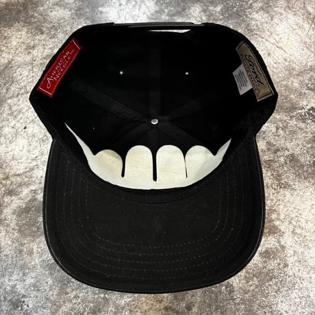 AMERICAN NEEDLE × FORD MOTOR CO. DETROIT ROSCOE CAP – BLACK　AN-32