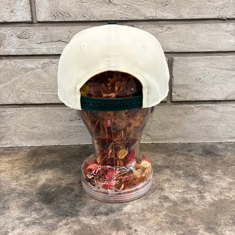 USA買付 NY Gold Rose Embroidery 9FORTY A-Frame Snapback – Ivory / Dark Green　NEWERA-105