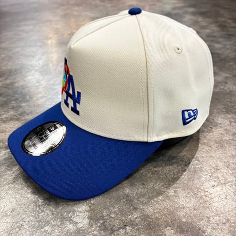 USA買付 Los Angeles Dodgers Bird Icon 40th Anniversary 9FORTY A-Frame – Ivory / Royal Blue NEWERA-103