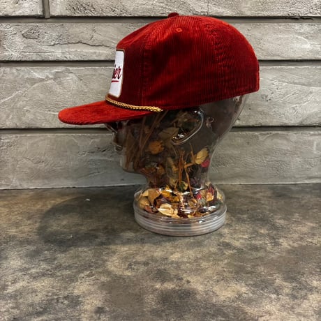 USA買付 RAINIER CORDUROY ROPE GOLF SNAPBACK HAT - RED　US-96