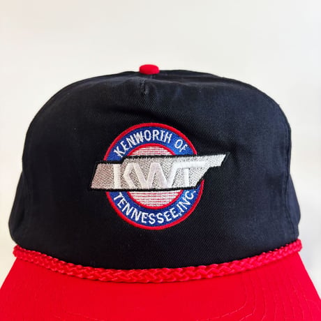 KENWORTH OF TENNESSEE KWT TWO-TONE ROPE SNAPBACK CAP / BLACK × RED　 GV-42