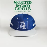 USA買付　DUKE BLUE DEVILS Multi Logo Vintage Snapback Cap｜Official Collegiate　GV-07