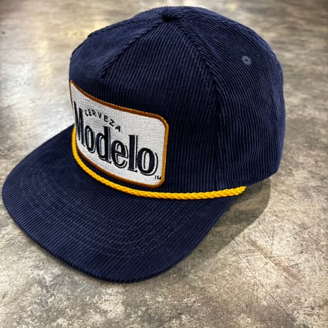 USA買付 MODELO CORDUROY ROPE GOLF SNAPBACK CAP NAVY　US-95