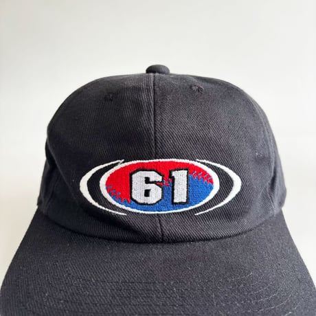 90s DEADSTOCK NIKE “KOREAN EXPRESS 61” STRAPBACK CAP – BLACK  GV-36