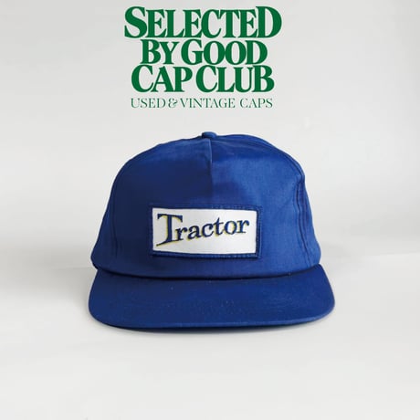USA買付　Tractor Logo Patch Vintage Snapback Cap｜Royal Blue    GV-08