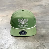 USA買付　Playboy Tennis Club 5 Panel Rope Cap Kelly Green US-83