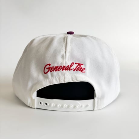 GENERAL TIRE HOOSIER 500 MOTORSPORTS SNAPBACK CAP / WHITE × PURPLE   GV-61