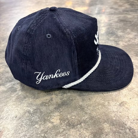USA買付 NEW ERA THE GOLFER NEW YORK YANKEES CORDUROY ROPE CAP NAVY　NEWERA-112