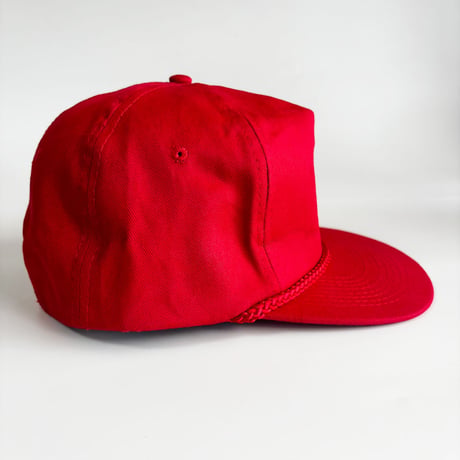 USA買付　VINTAGE McDONALD’S RACING TEAM ROPE SNAPBACK CAP – RED　GV-19