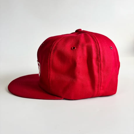 CONOCO CORPORATE LOGO PATCH SNAPBACK CAP / RED　 GV-52