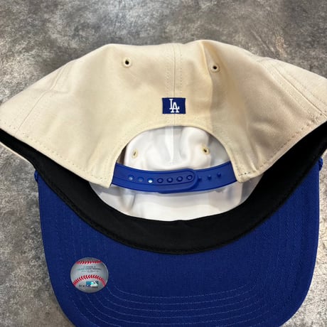 USA買付 LOS ANGELES DODGERS ’47 PAYSON CAPTAIN SNAPBACK CAP – CREAM / ROYAL　US-89