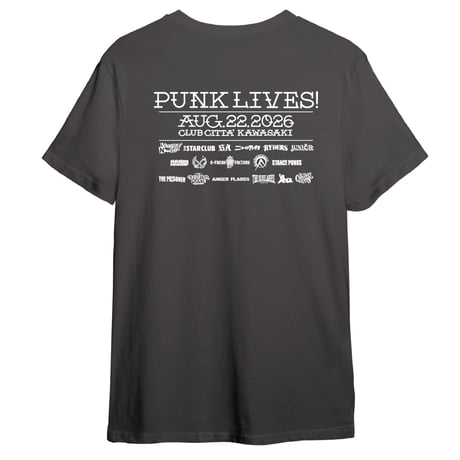 【受注生産】PUNK LIVES! 2026 / OFFICIAL T-SHIRT【予約】