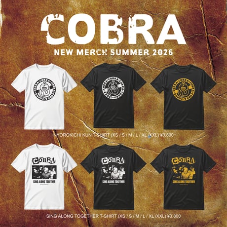 [受注生産] COBRA / NYOROKICHI KUN T-SHIRT [予約]