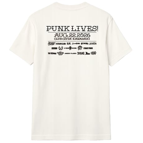【受注生産】PUNK LIVES! 2026 / OFFICIAL T-SHIRT【予約】