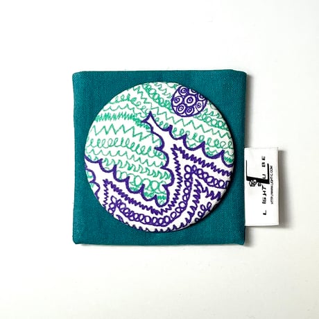 COMPACT MIRROR　コンパクトミラー-LITTLE OCEAN- (EMERALD GREEN)