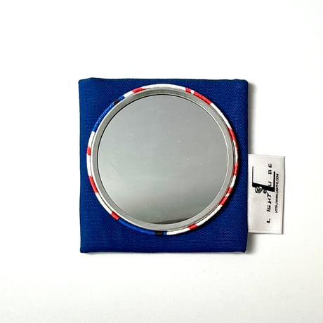 COMPACT MIRROR　コンパクトミラー-BUBBLE FLOWER- (ORANGE)